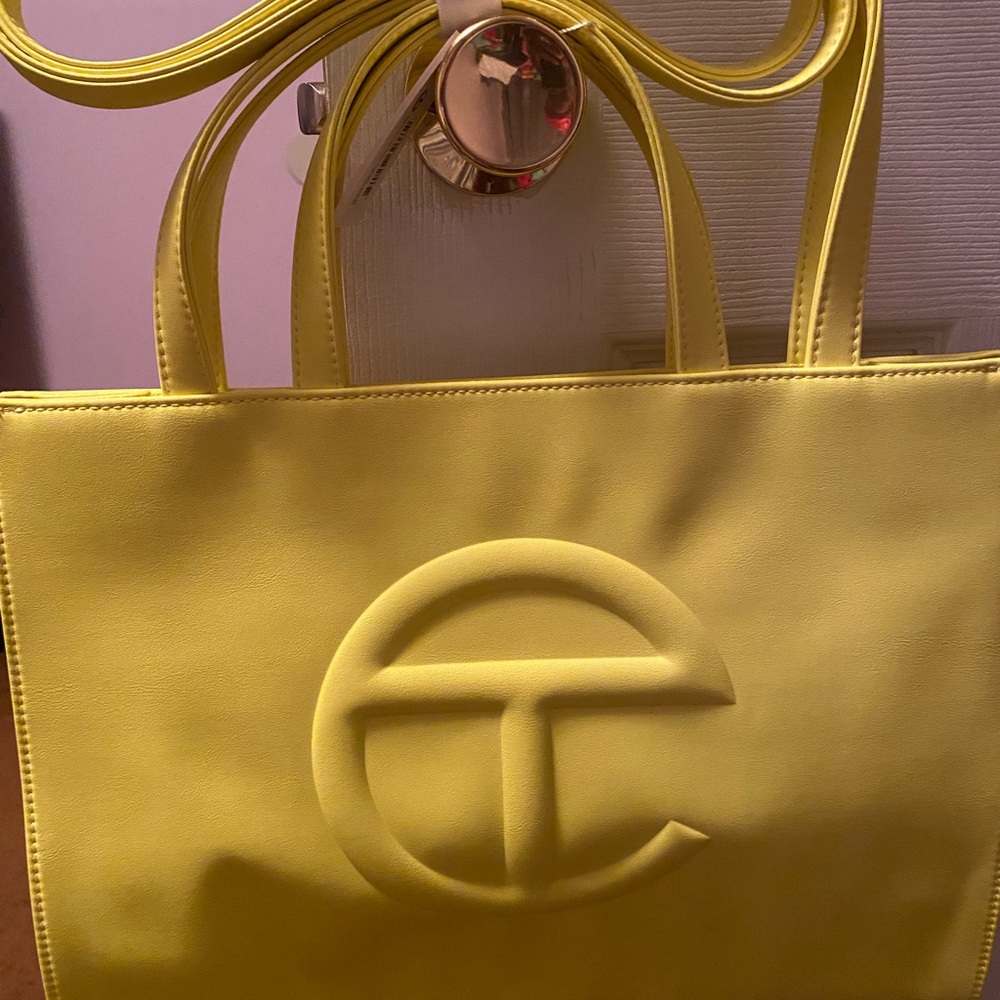 Telfar Yellow Shopping Bag